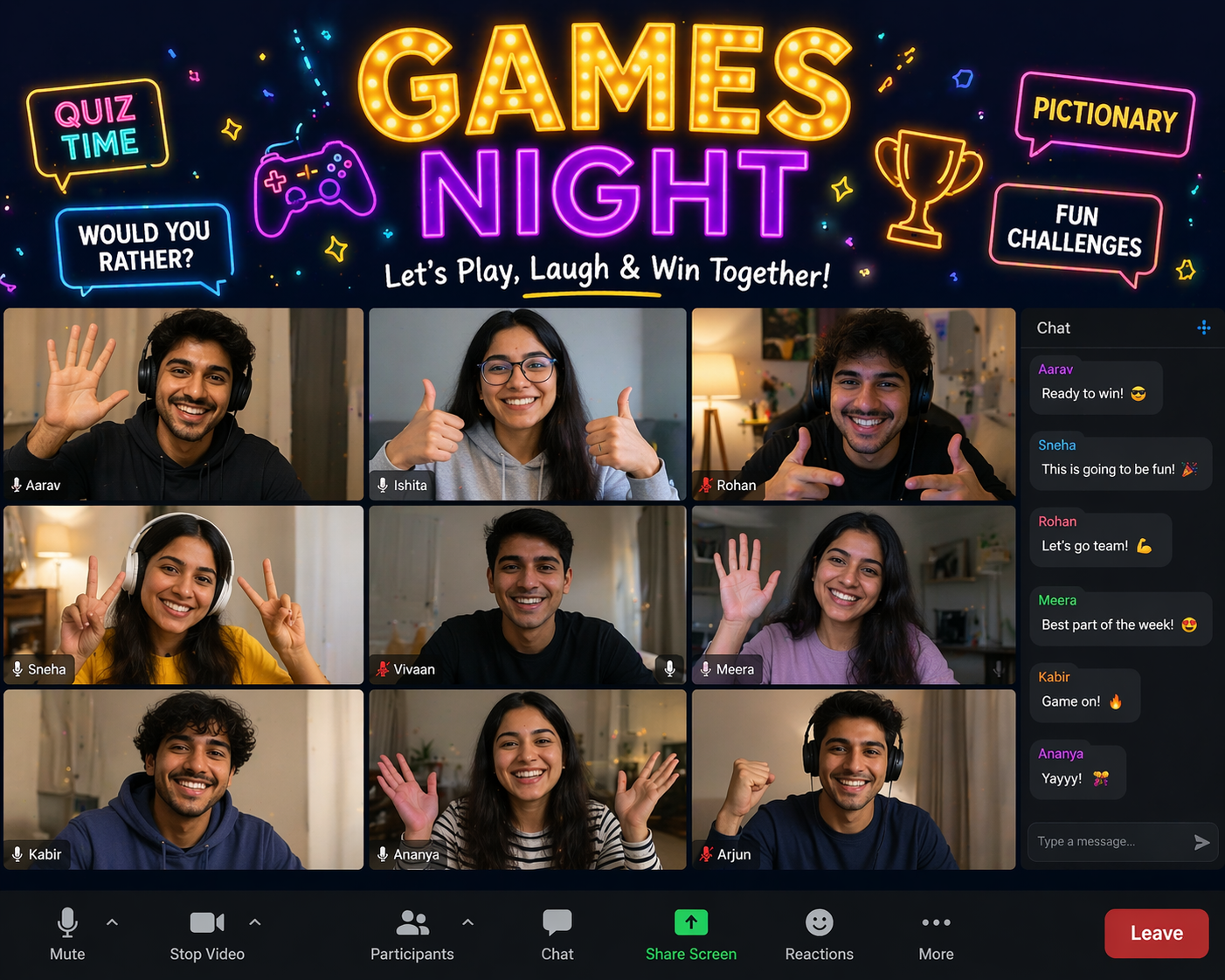 Games Night at Digi4Shastri — students enjoying pizza party and fun activities